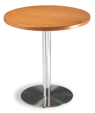 Mesa con Base de Acero Inox. Mod.322