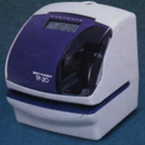RELOJ ELECTRONICO PARA CONTROL DE PRODUCCION: TP-20
