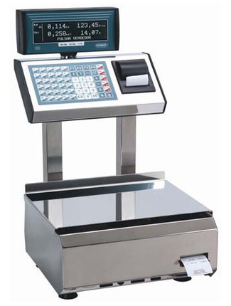 Balanza y Etiqueteadora Modelo DG-ETQ