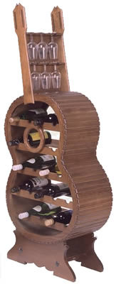 Botelleros forma guitarra grande