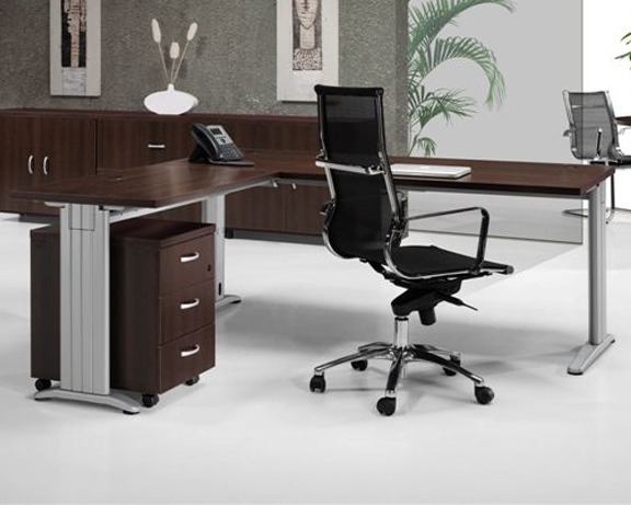 Mesa Oficina Recta Serie Euro 4000