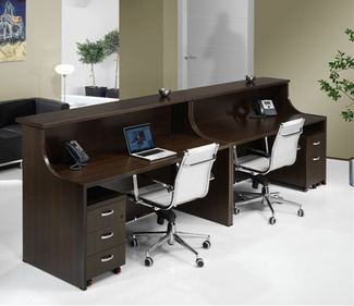 Ambiente Recepcion Recto Melamina Serie Euro
