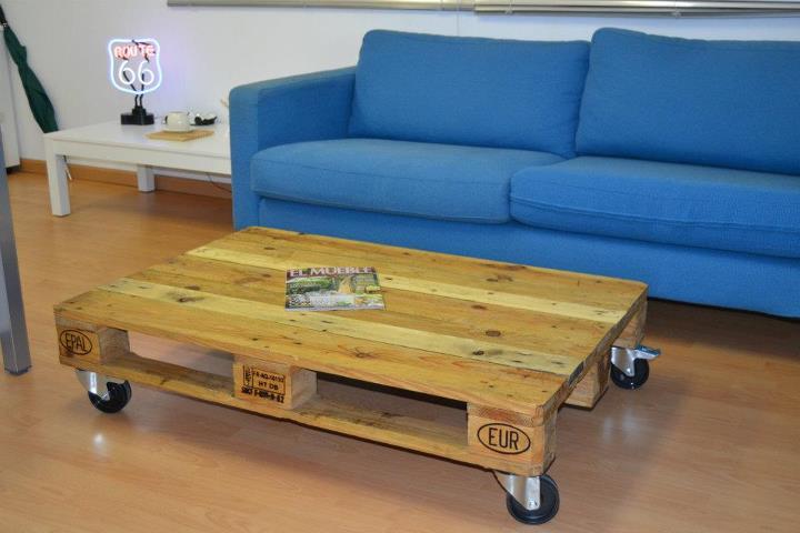 Palet Mesa de Centro 80x120