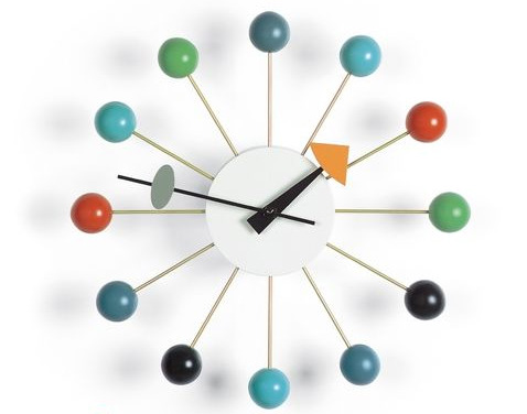 Reloj Pared Acero Multicolor Ref.MUE3800