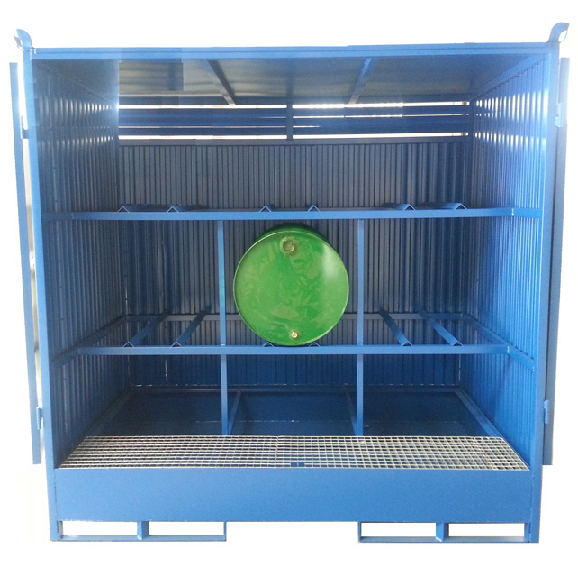 Armario Metalico 6 Bidones Horizontal 