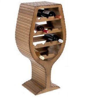 Botellero forma copa pequeño