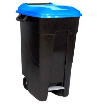 Contenedor de Reciclaje con Ruedas y Pedal 120 Litros Ref.4230