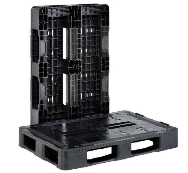 Palet Plastico Heavy Duty Cerrado 800x1200 5 Patines 