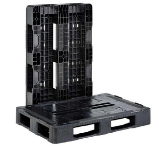 Palet Plastico Heavy Duty Cerrado 800x1200 5 Patines 