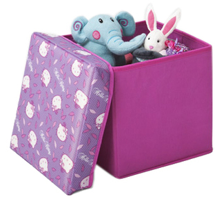 Contenedor Plegable Infantil 30x30cm Hello Kitty