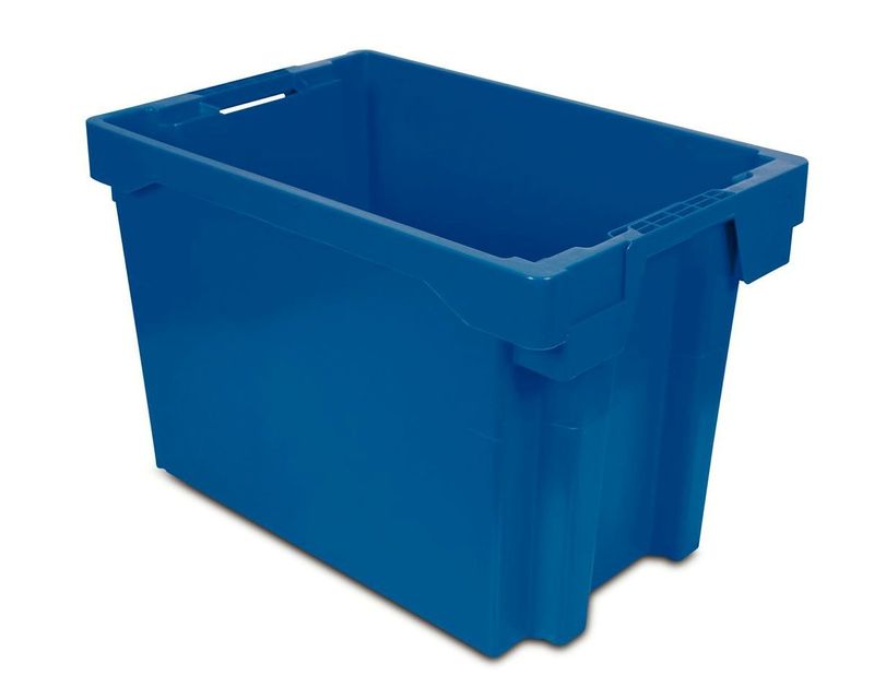 Caja Plastica Color Azul 40x60x40 Modelo 6440