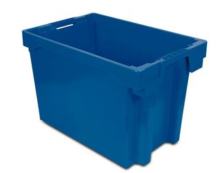 Caja Plastica Color Azul 40x60x40 Modelo 6440