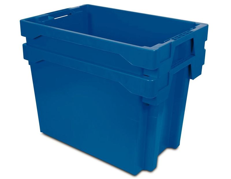 Caja Plastica Color Azul 40x60x40 Modelo 6440