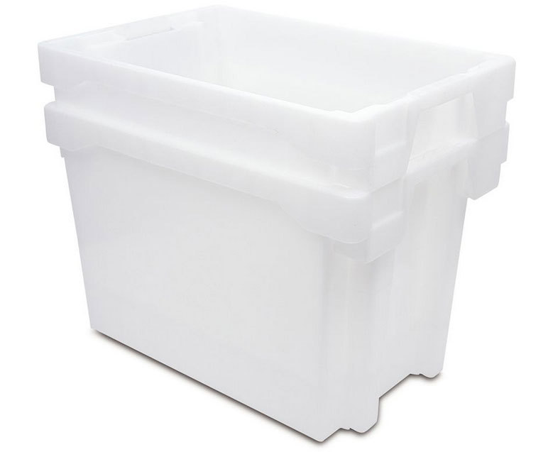 Caja Plastica Color Natural 40x60x20 Modelo 6420