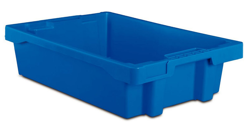 Caja de Plastico Color Azul 40x60x15 Modelo 6415