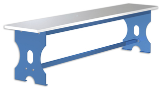 Banco de Vestuario Metalico Serie Tubular
