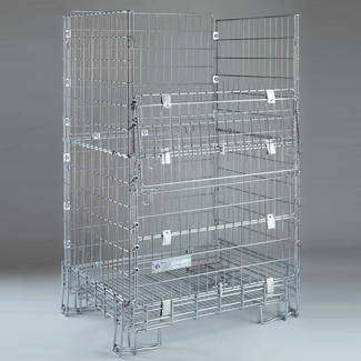 Jaula Metalica Standard Plegable Doble Altura 