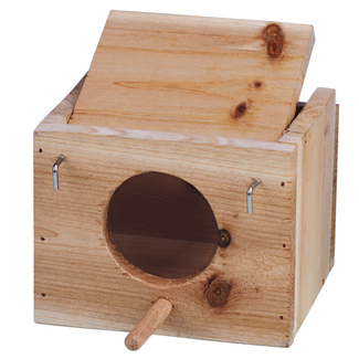 Nido de Madera con Puerta Superior