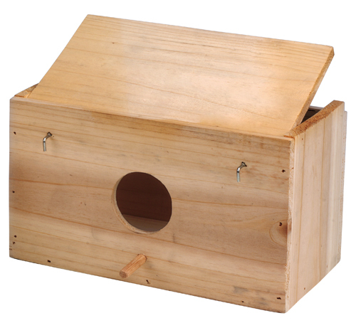 Nido de Madera con Puerta Superior