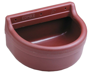 Comedero Grande Plastico Rojo
