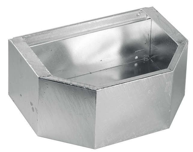 Comedero Galvanizado de Pared para Caballos