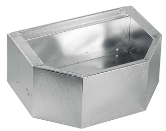Comedero Galvanizado de Pared para Caballos