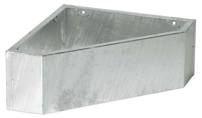 Comedero Esquina Galvanizado para Caballos