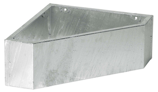 Comedero Esquina Galvanizado para Caballos