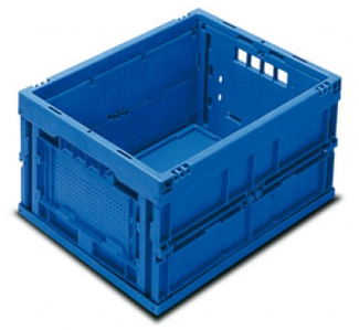 Caja Plegable Sólida Azul 22 Litros Ref.432-22