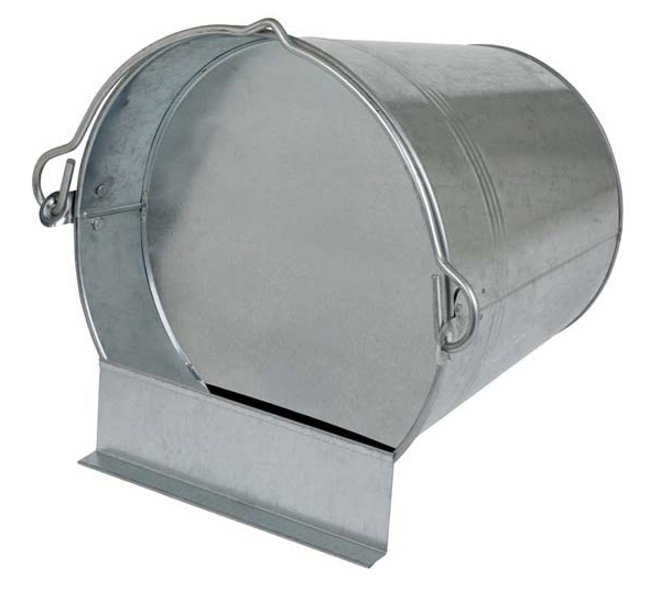 Bebedero Cubo 12 Litros en Chapa Galvanizada
