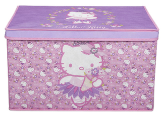Caja de Juguetes Plegable Tela Hello Kitty  
