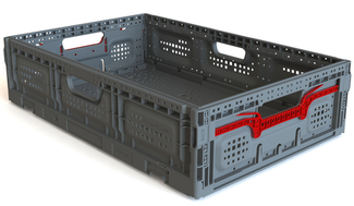 Caja de Plastico Ventilada Plegable 40x60x15 PG6415