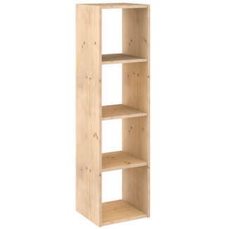 Estanteria en Madera de Pino Macizo 4 Cubos Ref.DMC400.99