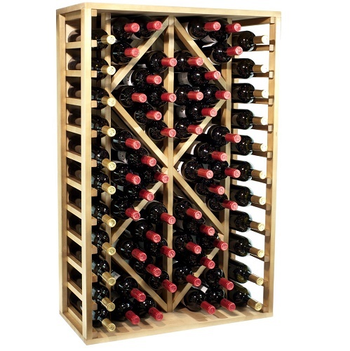 Botellero madera pino 68 botellas EX2530