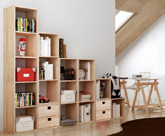 Ambiente de Estudio Pino Color Natural Dinamic