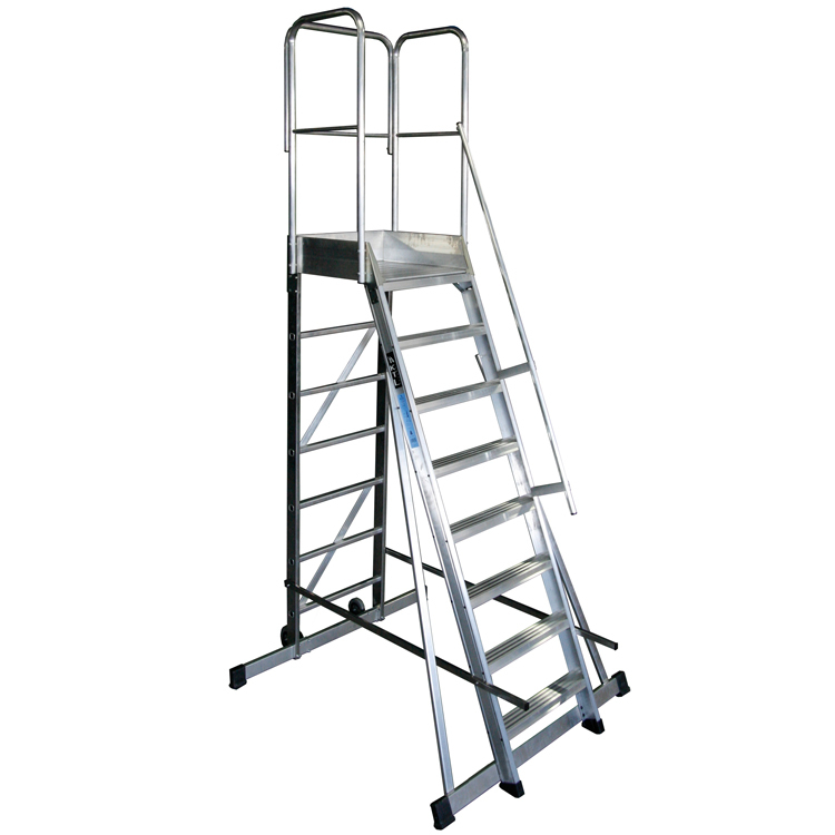 Escalera de Plataforma Móvil 1 Acceso Aluminio  