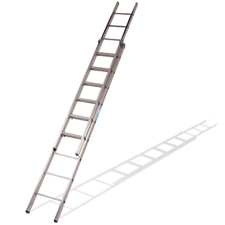 Escalera Doble Extensión Manual Aluminio 
