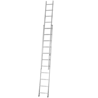 Escalera Doble Extensión Manual Aluminio 