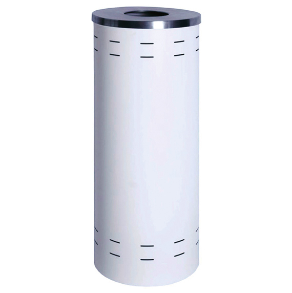 Papelera Metalica Perforada 39 litros en Acero Ref.161