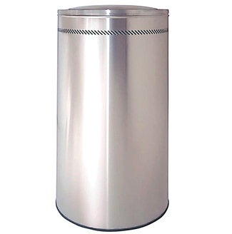 Papelera Acero Inoxidable Perforado 86 litros Satinado Ref.107