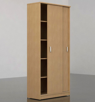 Armario Bajo Melaminizado 2 Puertas Correderas Serie Dado Ref.AD2016