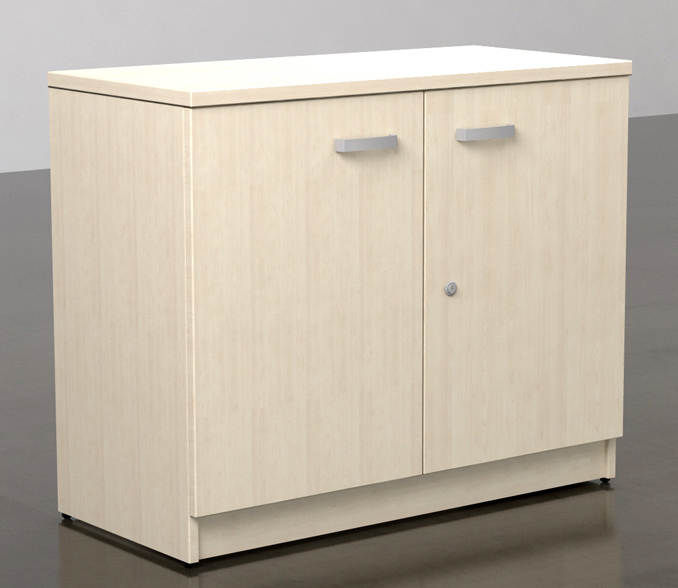 Armario Bajo Melaminizado 2 Puertas Serie Dado Ref.AD4013