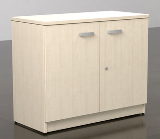 Armario Bajo Melaminizado 2 Puertas Serie Dado Ref.AD4013