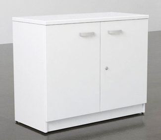 Armario Bajo Melaminizado 2 Puertas Serie Dado Ref.AD4013