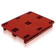 Palet Plastico Solido 3 Patines 1000x1200 Ref.9497001