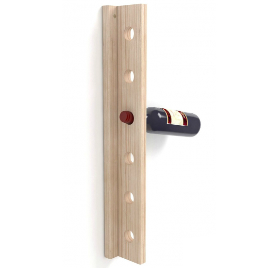 Botellero Mural Madera de Pino Macizo 9.5 x 7.5 x 60.5 Ref.T-6000