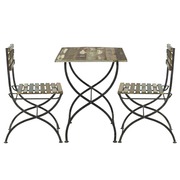 Set de Diseño Garden en Acero 60 x 60 x 76 centímetros