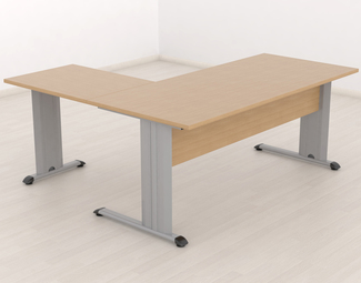 Mesa Operativa Recta Eco C con Ala  