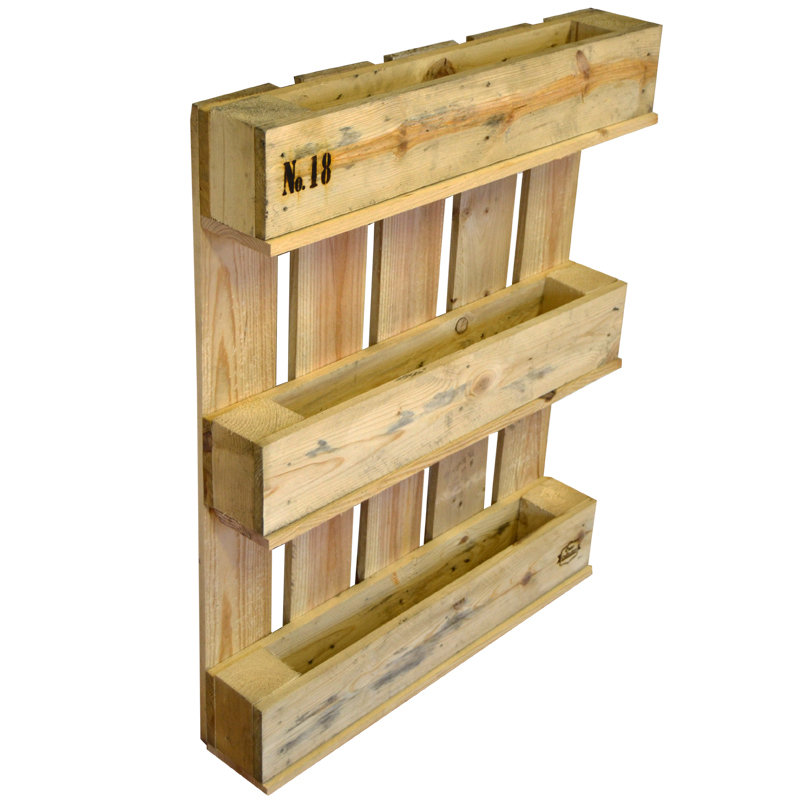 Palet Jardinera en Madera Natural 80x100cm
