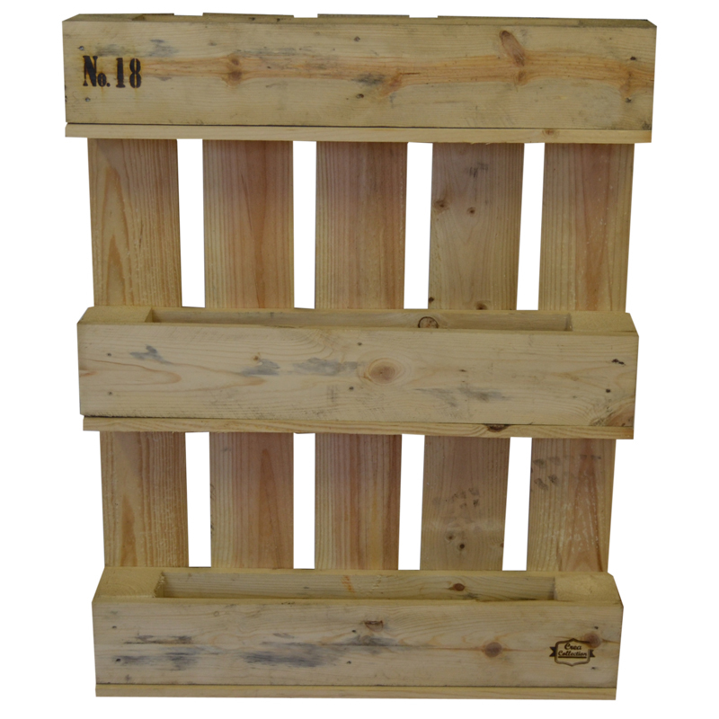 Palet Jardinera en Madera Natural 80x100cm